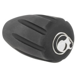 Christensen Arms 8100001900 Tactical Bolt Knob Black with White Logo Hardcoat Anodized Aluminum