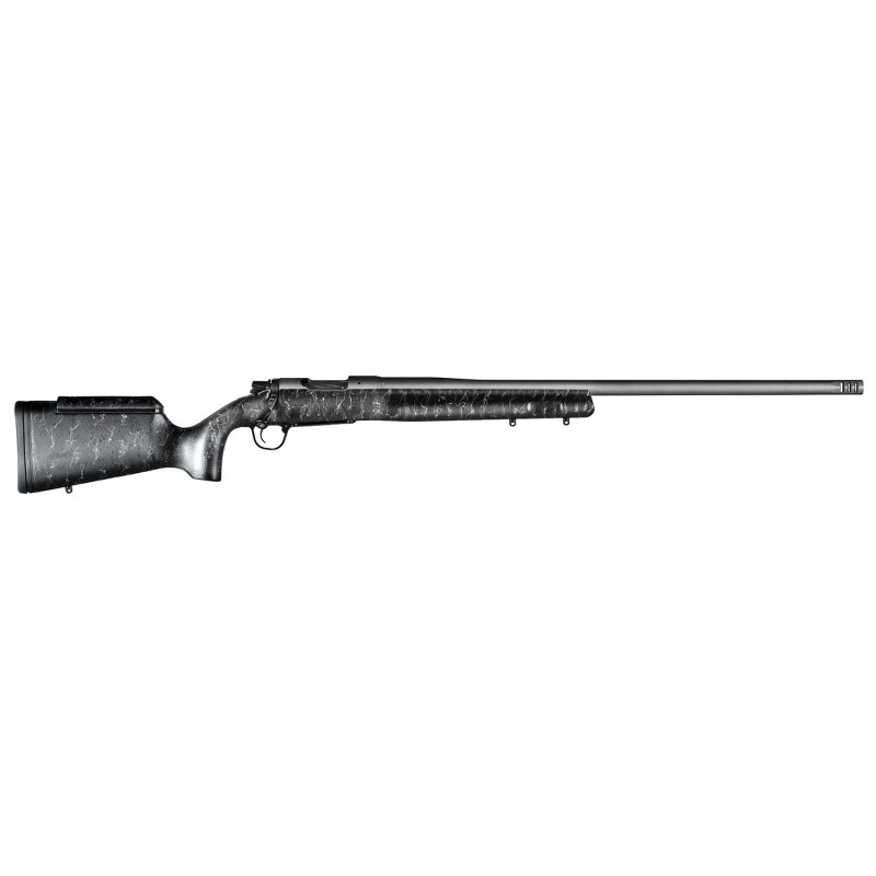 Christensen Arms 8010200100 Mesa Long Range 6.5 Creedmoor 41 26 Threaded Barrel Tungsten Gray Cerakote Black with Gray Webbing S