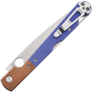 Corso Lockback Blue Micarta