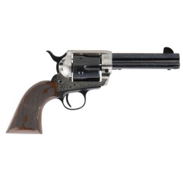 Cimarron PP410LSFW Frontier PreWar 18961940 45 Colt LC 6 Shot 4.75 Blued Steel Barrel Blued Cylinder Old Silver Engraved Steel F