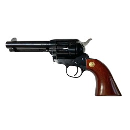 Cimarron MP400B1402 Pistoleer  357 Mag 6 Shot 4.75 Blued Rifled Steel Barrel Cylinder Backstrap  Frame Walnut Grip