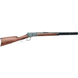 Cimarron AS611 1892 Cogburn Carbine 45 Colt LC 101 20 Blued Octagon Barrel Color Case Hardened Receiver Walnut Furniture