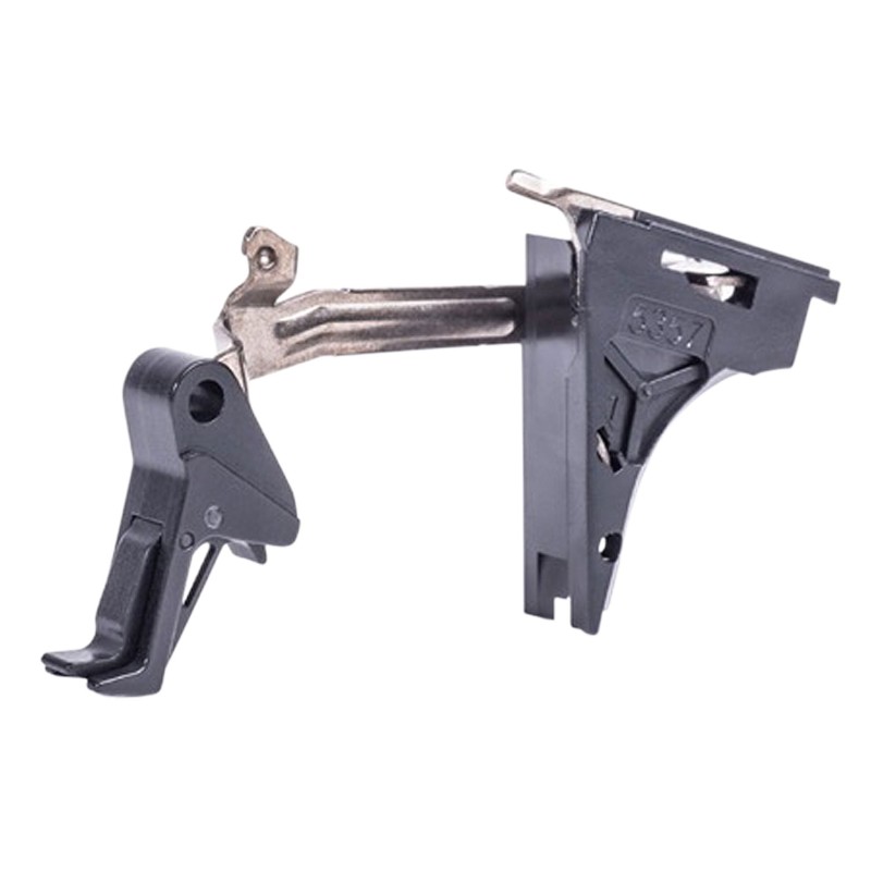 CMC Triggers 71701 DropIn  Black Flat Trigger Compatible wGlock 17192634 Gen4