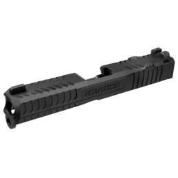 CMC Triggers SLD193GRMR Kragos  Compatible wGlock 19 Gen3 RMR Cut Black DLC 174 Stainless Steel