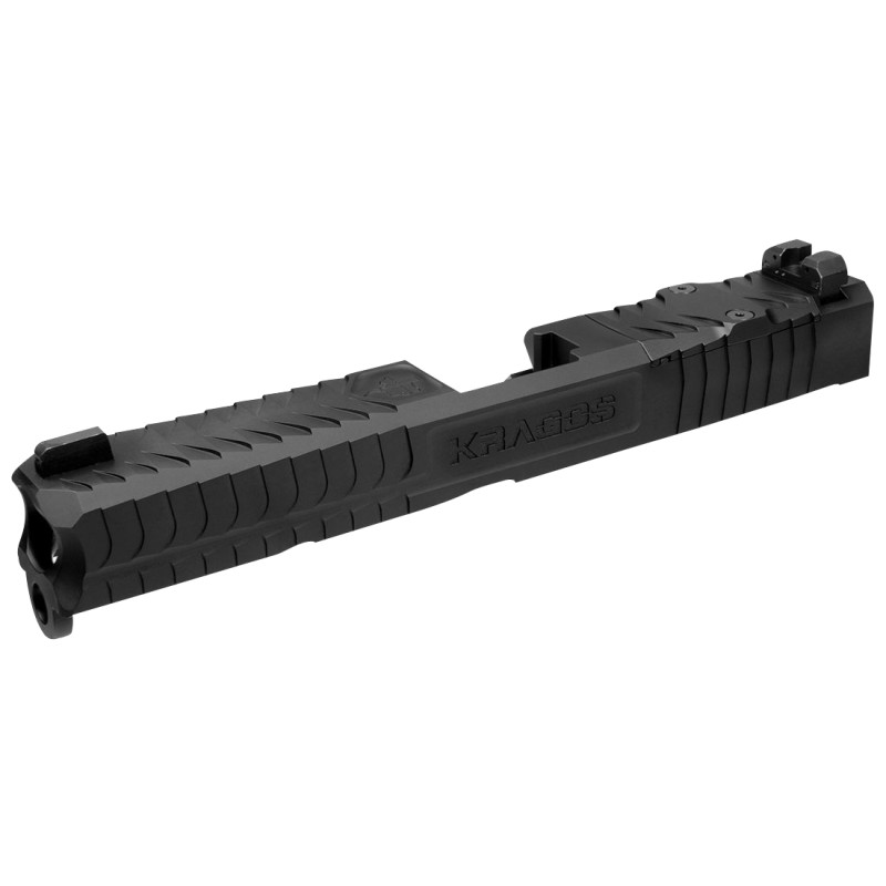 CMC Triggers SLD173GRMR Kragos  Compatible wGlock 17 Gen3 RMR Cut Black DLC Stainless Steel