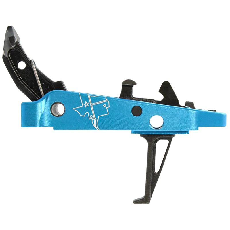 CMC Triggers 47503 DropIn Trigger Group 2.0 SingleStage Flat with 3.50 lbs Draw Weight Black with Blue Housing Fits AK47