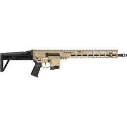 CMMG 60AA90CCT Dissent MK4 6mm ARC 101 2 16.10 Coyote Tan Rec15 MLok Handguard Side Charging Handle Black Side Folding Stock  Ze