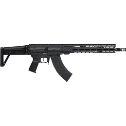 CMMG 86A7F0BAB Dissent MK47 7.62x39mm 301 2 14.30 PW Black Armor Side Charging Handle Rec 13.50 MLok Handguard Side Folding Stoc