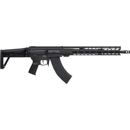 CMMG 86AD60BAB Dissent MK47 7.62x39mm 301 2 16.10 Black Armor Side Charging Handle Rec 15 MLok Handguard Side Folding Stock Zero