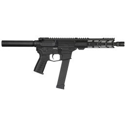 CMMG PE45ABF87AB Banshee MKG 45 ACP 261 8 Armor Black Buffer Tube No Brace MLOK Handgaurd Polymer Grip Zeroed Compensator