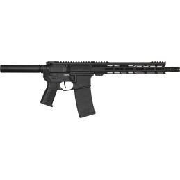 CMMG 55ADF7AAB Banshee MK4 5.7x28mm 301 8 Black Nitride Threaded Barrel MLOK Handguards Black Armor Cerakote Aluminum Picatinny 