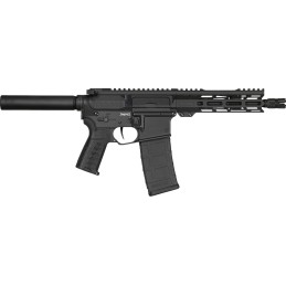 CMMG 30AB20FAB Banshee MK4 300 Blackout 301 12.50 Black Nitride Medium Taper Threaded Barrel EML 7 MLOK Handguards Black Armor C