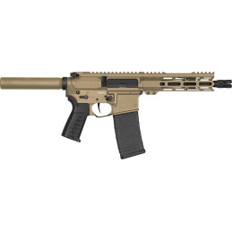 CMMG 30AB20FCT Banshee MK4 300 Blackout 301 12.50 Black Nitride Medium Taper Threaded Barrel EML 7 MLOK Handguards Coyote Tan Ce