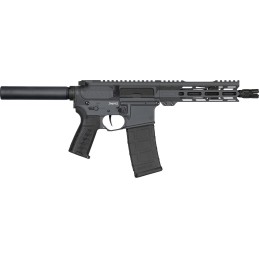 CMMG 30AB20FSG Banshee MK4 300 Blackout 301 12.50 Black Nitride Medium Taper Threaded Barrel EML 7 MLOK Handguards Sniper Gray C