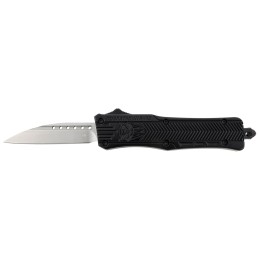 CobraTec Knives SBCTK1SWNS CTK1  Small 2.75 OTF Wharncliffe Plain D2 Steel BladeBlack Aluminum Handle Features Glass Breaker Inc