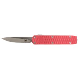 CobraTec Knives MNRDMGEN2DNS Mini Mamba Gen II 2.25 OTF Plain Stonewashed D2 Steel Blade 3.38 Red Textured Anodized Aluminum Han