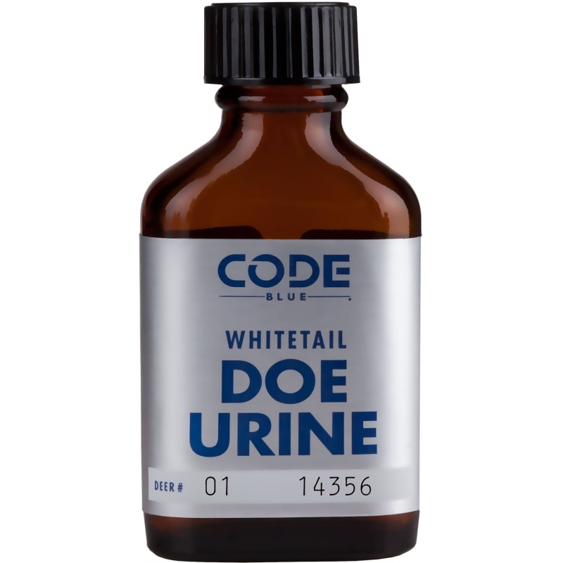 Code Blue OA1004 Blue  Deer Attractant Doe Urine Scent 1oz Bottle