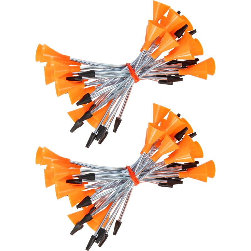 Cold Steel CSB625M Broadhead Darts OrangeSilver .625 Diameter 50 Pieces