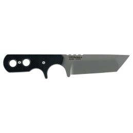 Cold Steel 49HTF Tac Mini 3.75 Fixed Plain Tanto Japanese AUS8A SS Blade Black GrivEx Handle