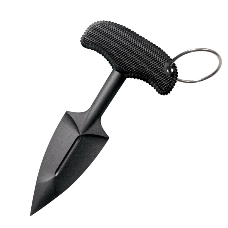 Cold Steel 92FPB FGX Push Blade II 2.25 Fixed Plain Black GrivEx BladeBlack KrayEx Handle