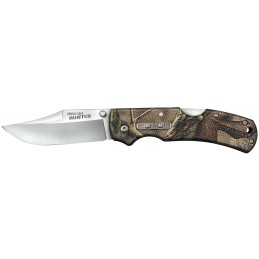 Cold Steel CS23JD Double Safe Hunter 3.50 Folding Plain 8Cr13MoV SS BladeCamo GFN Handle Includes Pocket Clip