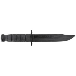 Cold Steel CS92R39LSF Leatherneck SF Trainer 7 Fixed Plain Santoprene Blade5 Black Santoprene Handle