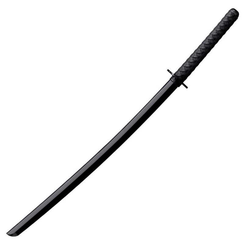 Cold Steel CS92BKKC Bokken Training Sword 30 Fixed Plain Black Polypropylene Blade 11.50 Black Imitation Cord Wrap Polypropylene