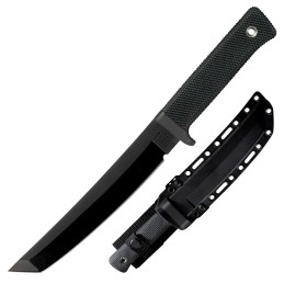 Cold Steel CS49LRT Recon  7 Fixed Tanto Plain Black TuffEx Finish SK5 Steel BladeBlack KrayEx Handle Includes Sheath