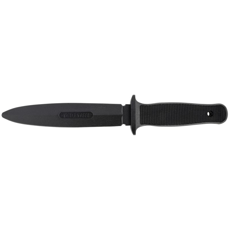 Cold Steel CS92R10D Peace Keeper I Rubber Trainer 7 Fixed Plain Blade Black Santoprene