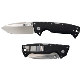 Cold Steel CS28DD AD10  4 Folding Drop Point Plain S35VN SS BladeBlack G10 Handle Includes Pocket Clip