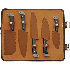 Kitchen Knife Set with Roll