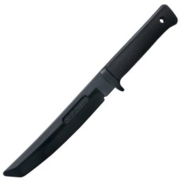 Cold Steel CS92R13RT Recon Rubber Trainer 7 Fixed Tanto Plain Black Santoprene