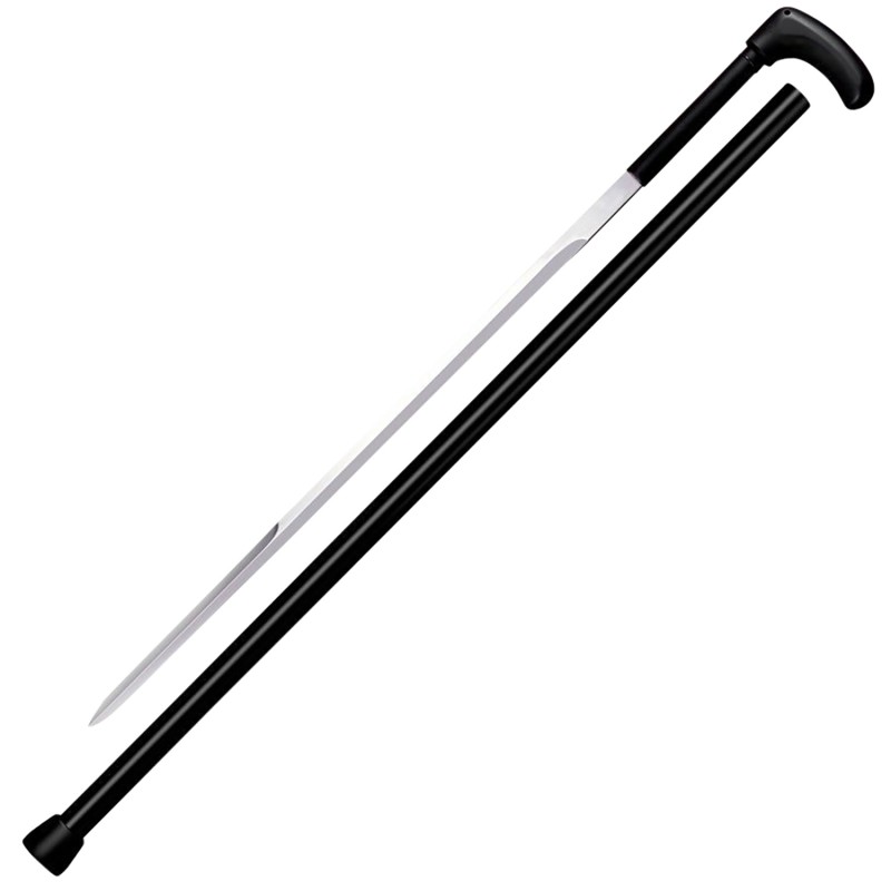 Cold Steel CS88SCFD Sword Cane  3Cr13MoV SS Blade Black Heavy Duty Nylon Handle Worn No Packaging