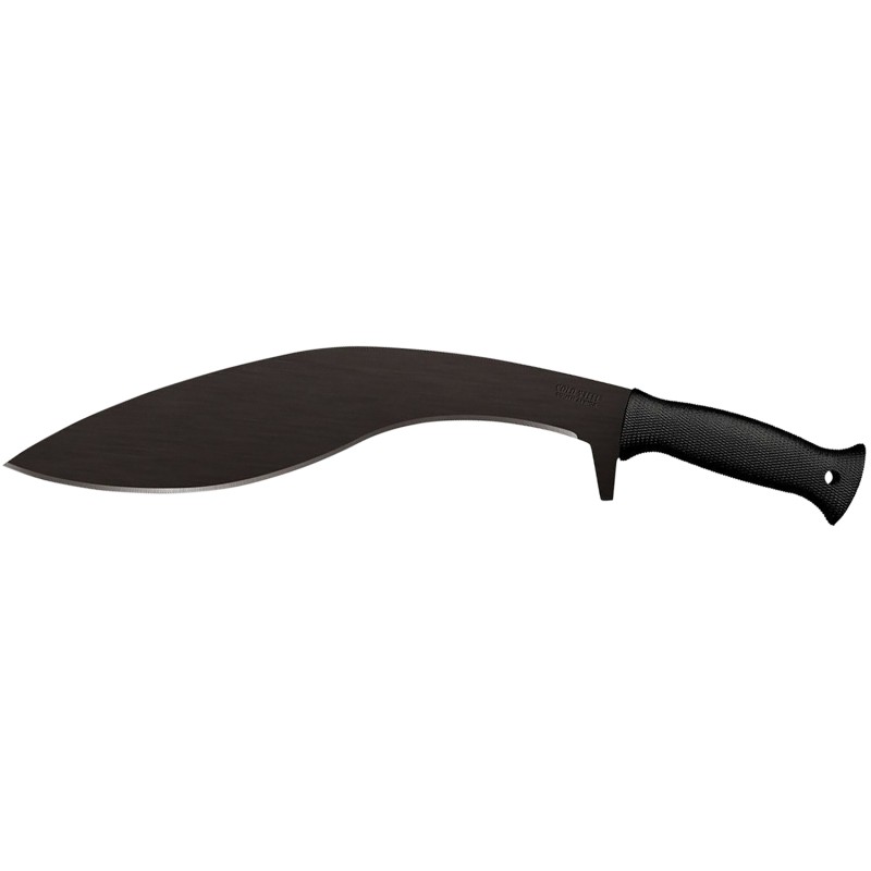 Cold Steel CS97KMPS Kukri Plus 13 Black Matte BakedOn Anti Rust 1055 Carbon Steel Blade Black Polypropylene Handle 18 Long Inclu