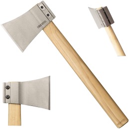 Cold Steel CS90AXA Professional Throwing Axe 4 Blade 1055 Carbon Steel Blade American Hickory Handle 16 Long