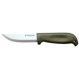 Cold Steel CS20NPK Finn Hawk 4 Fixed Plain Cryo 4116 SS BladeOD Green TPR Handle