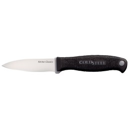 Cold Steel CS59KSPZ Kitchen Classics Paring 3 Fixed Plain Cryo 4116 SS Blade4 Black KrayEx Handle