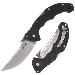 Cold Steel CS21TTL   4 Folding Straight Back Plain S35VN Blade 5.25 G10 Handle Includes Belt Clip