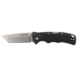 Cold Steel CSFLC3TSSZ Verdict  3 Folding Tanto Plain Stonewashed 4116 SS BladeBlack GFN Handle Includes Belt Clip