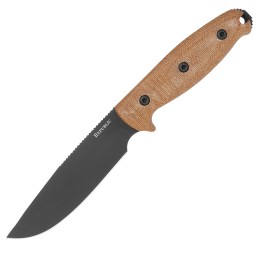 Cold Steel CSFX50FLD Field Survival Knife 5 Fixed Plain CPM S30V SS Blade 5 Natural Linen Canvas Micarta Handle Includes Sheath