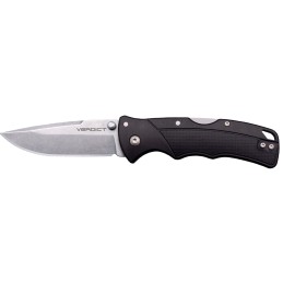 Cold Steel CSFLC3SPSSZ Verdict  EDC 3 Tanto Plain Folding 4116 Krupp SS Blade Black Textured GFN Handle