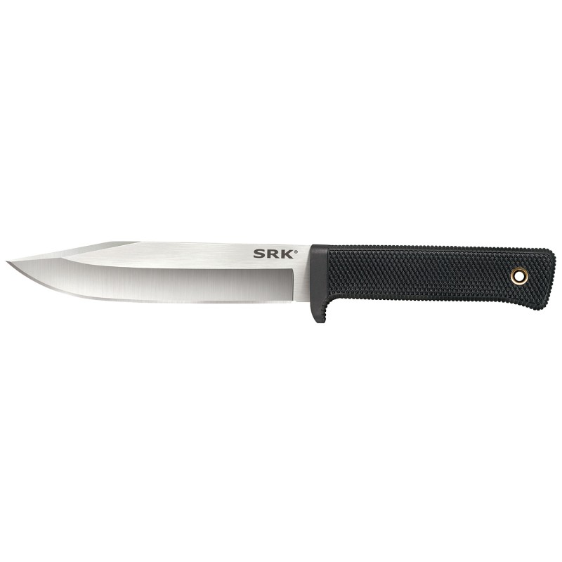 Cold Steel CS38CKE SRK  6 Fixed Clip Point Plain 3V Steel Blade 4.75 Black Textured KrayEx Handle