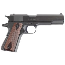 Colt Mfg O1970A1CS Government Series 70 45 ACP 71 5 Black National Match Barrel Blued Serrated Steel Slide  Frame wBeavertail Ro