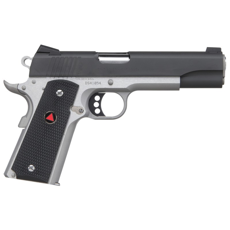 Colt Mfg O2020XETT 1911 Delta Elite 10mm Auto Caliber with 5 Barrel 81 Capacity Stainless Steel Finish Frame Serrated Black Carb