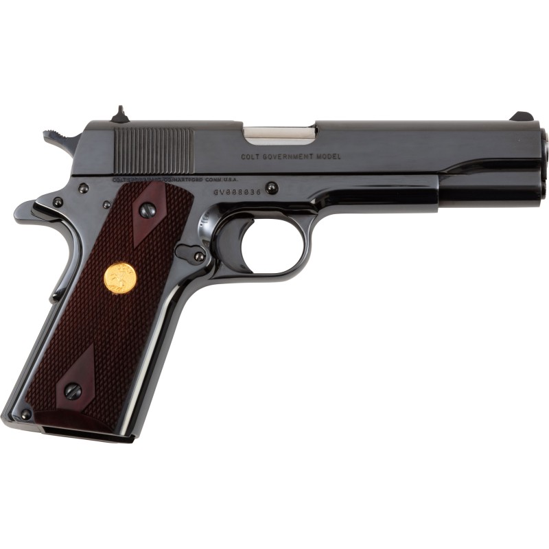 Colt Mfg O1911CRB 1911 Government 45 ACP 71 5 Stainless National Match Barrel Polished Blued Serrated Steel Slide  Frame wBeaver