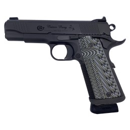 Colt Mfg O4042CS Limited 1911 Custom  Carry 9mm Luger 71 4.25 Black National Match Barrel Decobond Smoke Gray Serrated Steel Sli