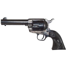 Colt Mfg P1840 Single Action Army Peacemaker 45 Colt LC 6 Shot 4.75 Blued Barrel  Cylinder Color Case Hardened Frame Black Polym