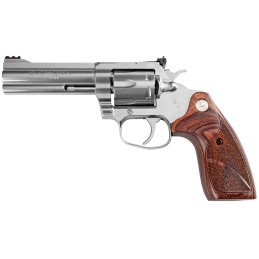 Colt Mfg KCOBRASB4TS King Cobra Target 357 Mag 6 Shot 4.25 Matte Stainless Barrel Cylinder  Steel Frame. Altamont Wood Grip