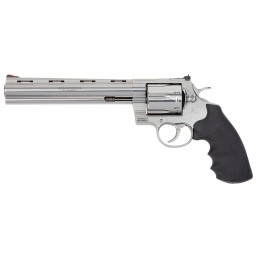 Colt Mfg ANACONDASP8RTS Anaconda  44 Mag 6 Shot 8 Stainless Recessed TargetVent Rib Barrel Cylinder  Frame Black Hogue Rubber wF