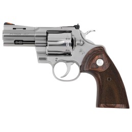 Colt Mfg PYTHONSP3WTS Python  38 Special 357 Mag 6 Shot 3 Stainless Recessed TargetVent Rib Barrel Cylinder   Frame Walnut wColt